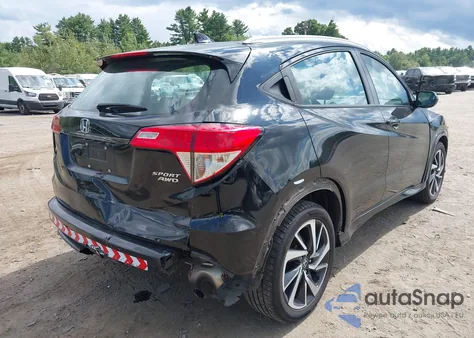 2019 Honda Hr-V Sport from USA, damaged, VIN 3CZRU6H10KG732794